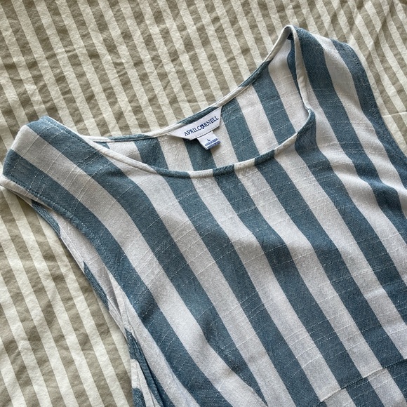 April Cornell Blue Stripe Dress - Picture 7 of 7